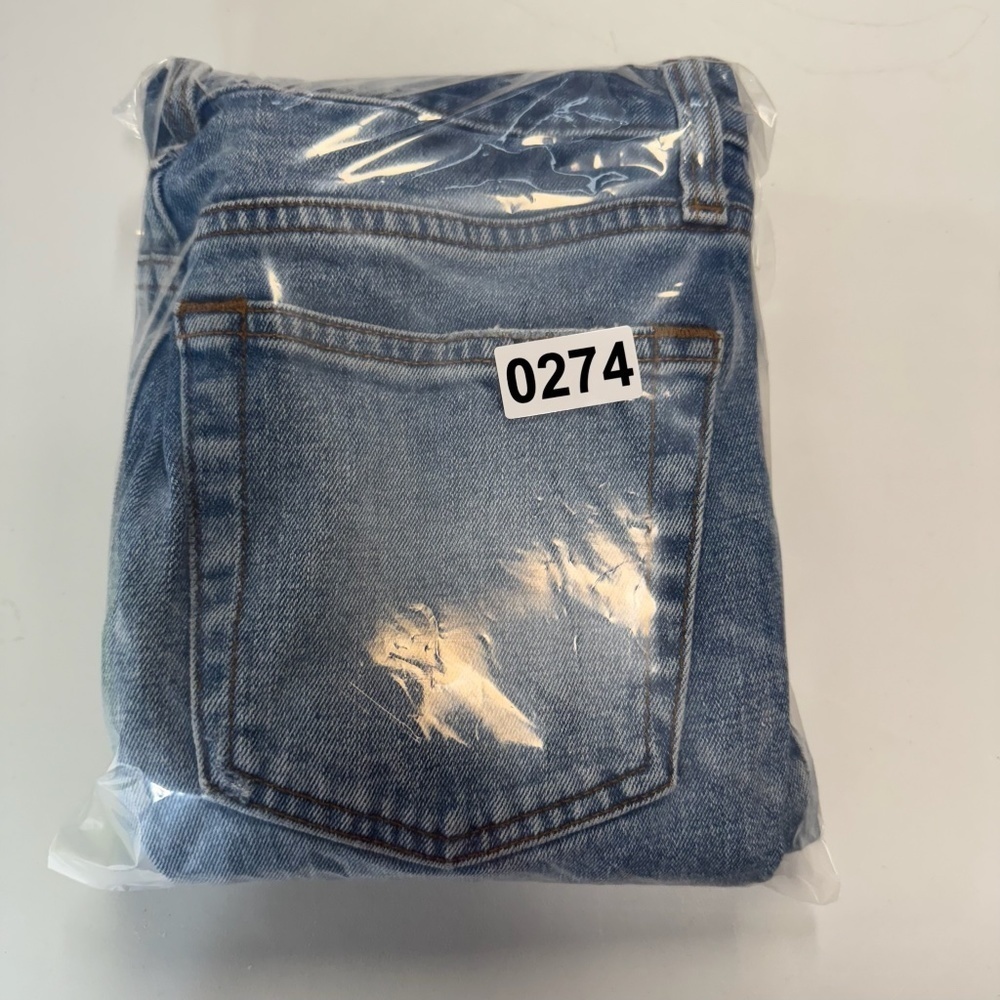 Abercrombie and Fitch Jeans Womens 26 Blue Simone High Rise Slim Straight - Picture 9 of 9